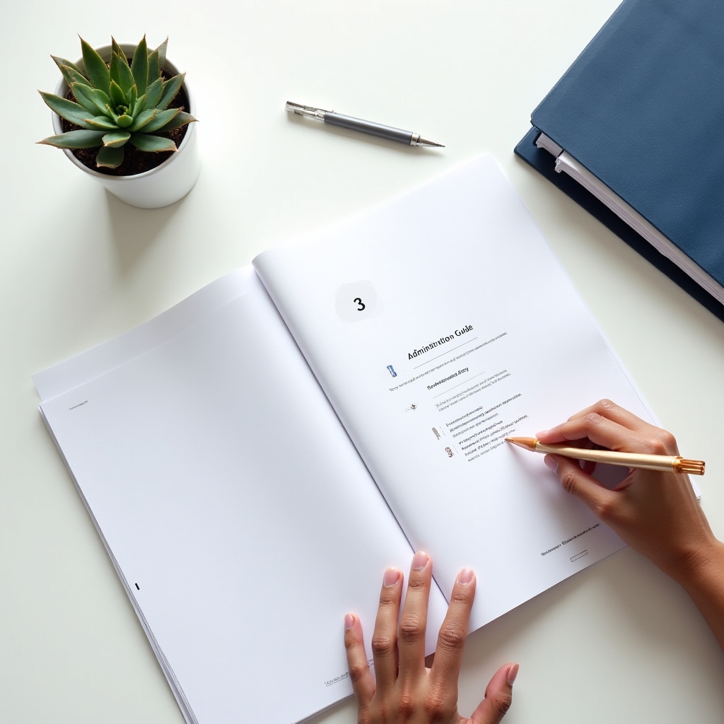 Step-by-step administrative guide with official documents